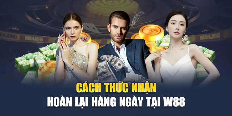 Hoàn Trả Hàng Ngày Tại W88 – Chương Trình Đặc Biệt 3 Cách thức nhận hoàn lại hàng ngày tại W88